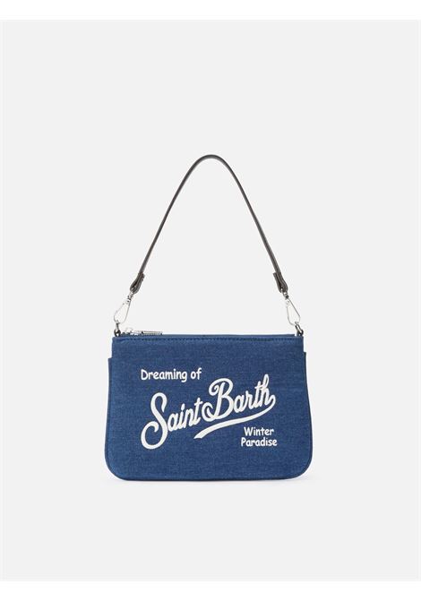 Pochette Parisienne denim blu MC2 | PARISIENNE-DENIMDENIM EMB