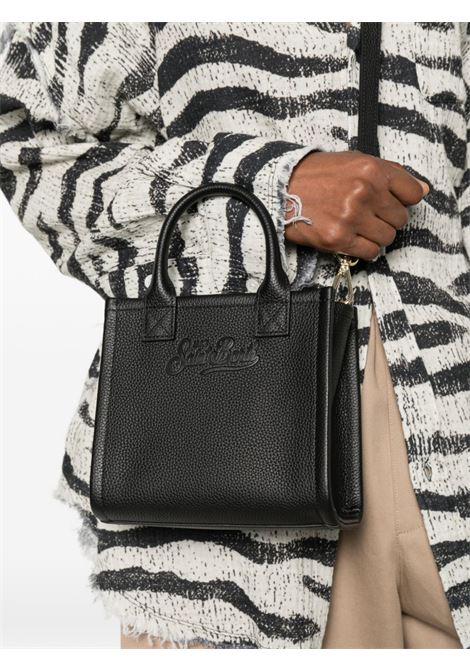 Borsa a spalla Vanity Bag Mini in pelle martellata nera MC2 | VANITY BAG MINI-GRAIN LEATHER SB00