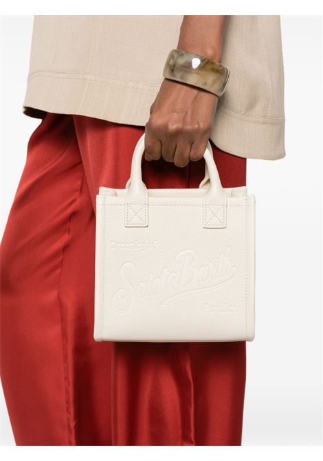 Borsa a spalla Vanity Bag Mini in pelle martellata panna MC2 | VANITY BAG MINI-GRAIN LEATHER SB10