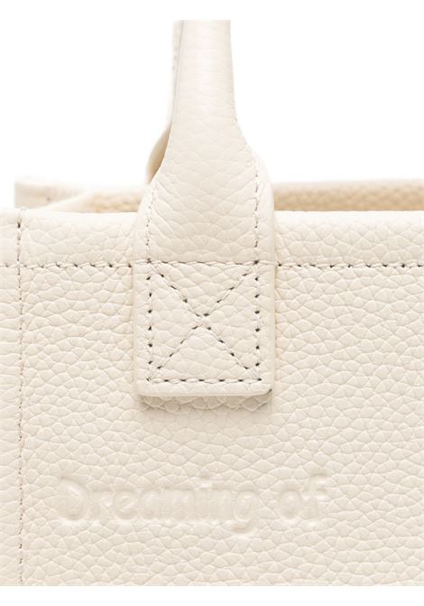 Borsa a spalla Vanity Bag Mini in pelle martellata panna MC2 | VANITY BAG MINI-GRAIN LEATHER SB10