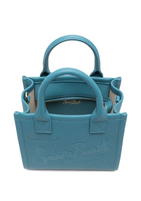 Borsa a spalla Vanity Bag Mini in pelle martellata turchese MC2 | VANITY BAG MINI-GRAIN LEATHER SB58