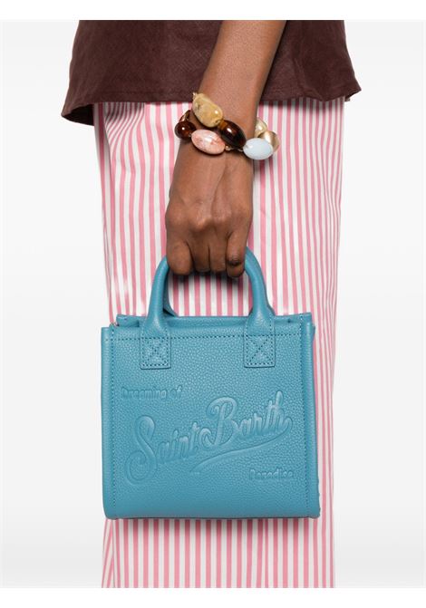 Borsa a spalla Vanity Bag Mini in pelle martellata turchese MC2 | VANITY BAG MINI-GRAIN LEATHER SB58