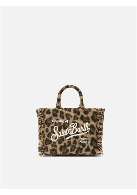 Borsa Vanity mini Felt leopardata MC2 | VANITY MINI FELT-LEOPARD MIDI18 EMB