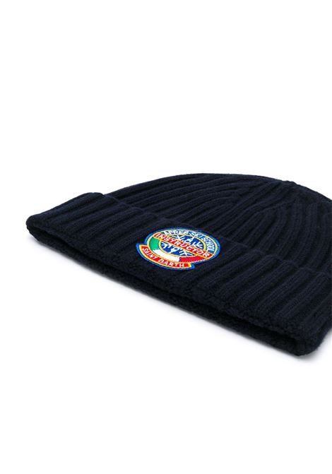 Blue wool cap MC2 | WENGEN-SB6110 EMB