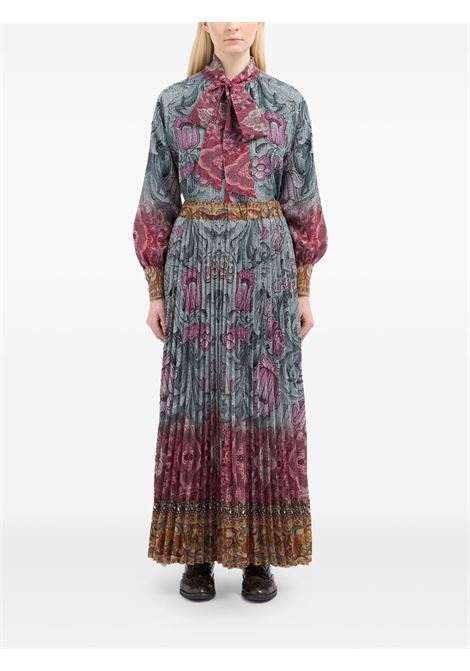 Pleated silk midi skirt PIERRE LOUIS MASCIA | CETO/S-GO11564516364/101