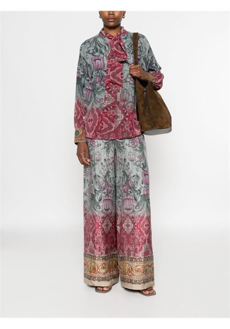 Multicolored silk pants PIERRE LOUIS MASCIA | CIALDA/S-PT12450516416/101
