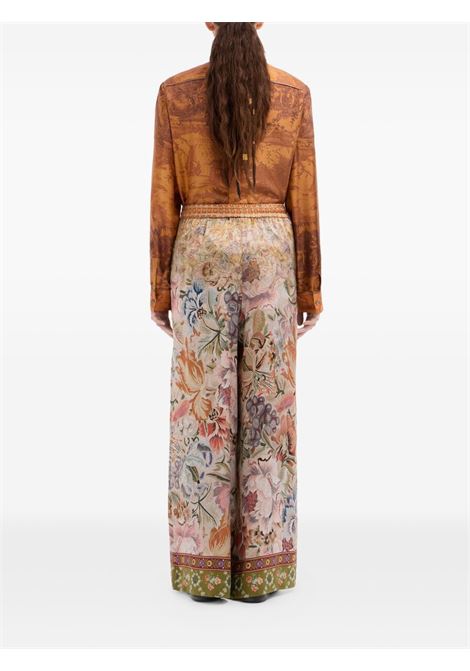 Multicolored silk pants PIERRE LOUIS MASCIA | MUTKA/S-PT11094516404/101