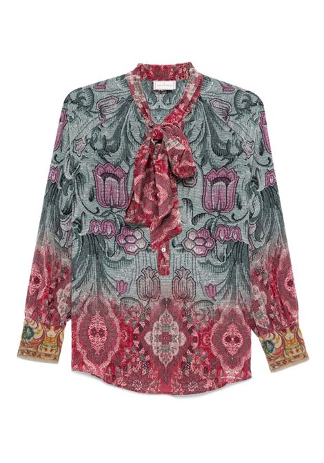 Multicolored silk shirt PIERRE LOUIS MASCIA | TRAPEZIO/S-CML12361516352/101