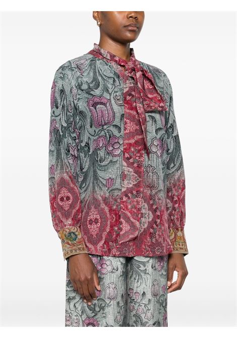 Multicolored silk shirt PIERRE LOUIS MASCIA | TRAPEZIO/S-CML12361516352/101