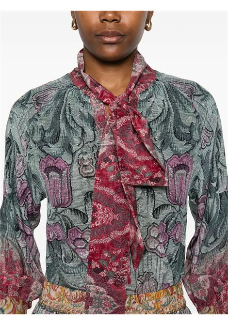 Multicolored silk shirt PIERRE LOUIS MASCIA | TRAPEZIO/S-CML12361516352/101
