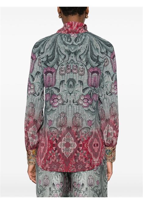 Multicolored silk shirt PIERRE LOUIS MASCIA | TRAPEZIO/S-CML12361516352/101