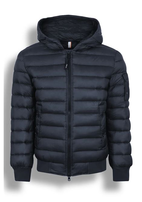 Blue nylon down jacket PMDS | JK3831-AKIN0060