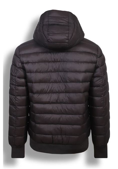 Dark brown nylon down jacket PMDS | JK3831-AKIN0092