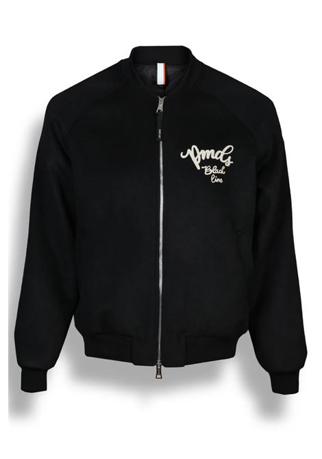 Black wool bomber jacket PMDS | JK3918/740-KITO0020