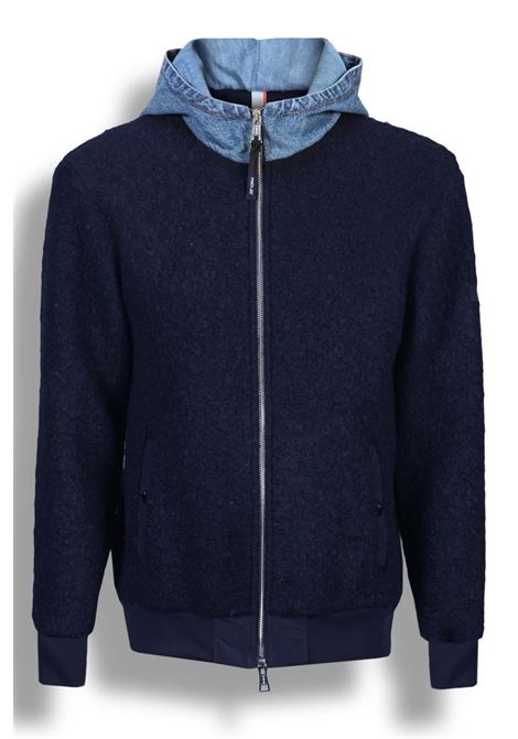 Blue wool jacket PMDS | SW738-ANGEL DENIM0060