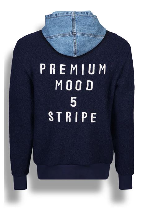 Blue wool jacket PMDS | SW738-ANGEL DENIM0060