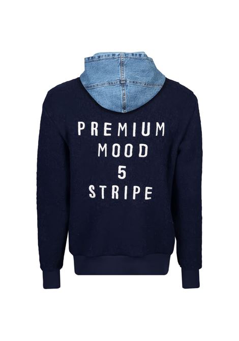 Blue wool jacket PMDS | SW738-ANGEL DENIM0060