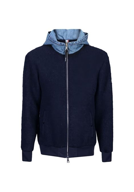 Blue wool jacket PMDS | SW738-ANGEL DENIM0060