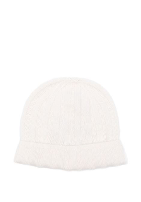 White cashmere wool beanie VANISE' | V51690-NADINELUNA