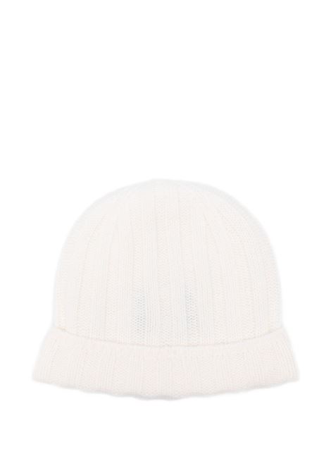 White cashmere wool beanie VANISE' | V51690-NADINELUNA