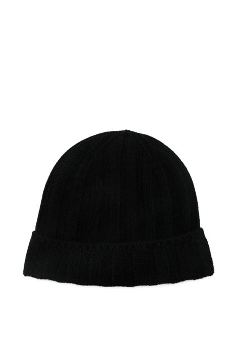 Black cashmere wool beanie VANISE' | V51690-NADINENERO