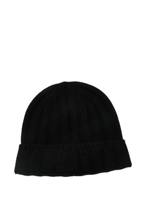 Black cashmere wool beanie VANISE' | V51690-NADINENERO