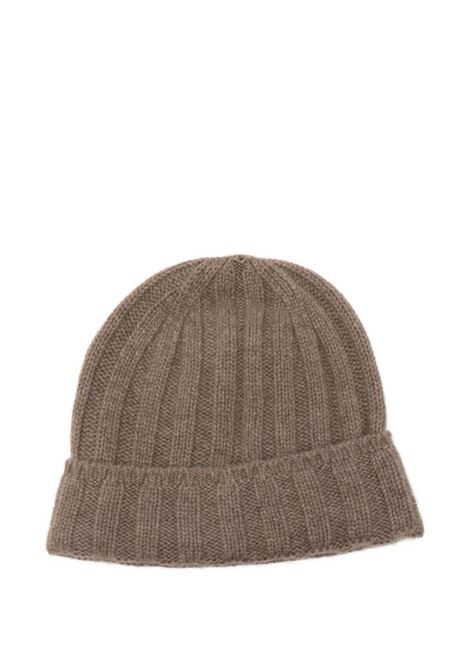 Taupe cashmere wool beanie VANISE' | V51690-NADINEVISONE