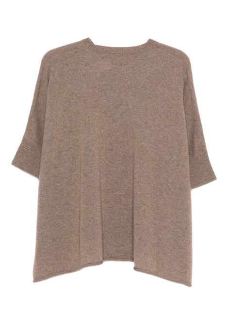 Taupe cashmere wool sweater VANISE' | V52621-VICKYVISONE