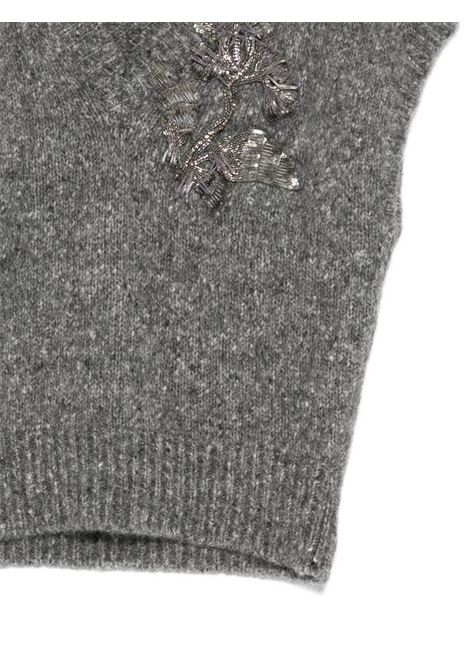 Grey mohair wool vest VANISE' | V52704-DILETTAPIOMBO