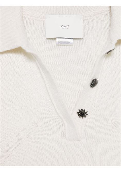 Polo lana cashmere latte VANISE' | V54507-MILENABURRO