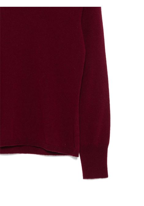 Burgundy cashmere wool sweater VANISE' | V54610-RUBYBORDO