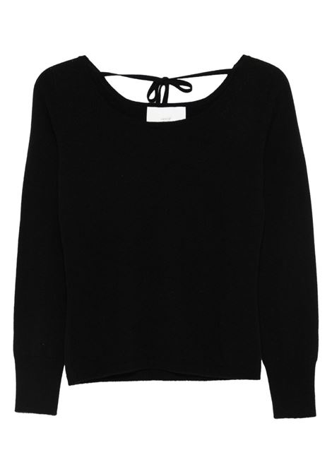 Black cashmere wool sweater VANISE' | V54610-RUBYNERO