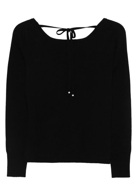 Black cashmere wool sweater VANISE' | V54610-RUBYNERO