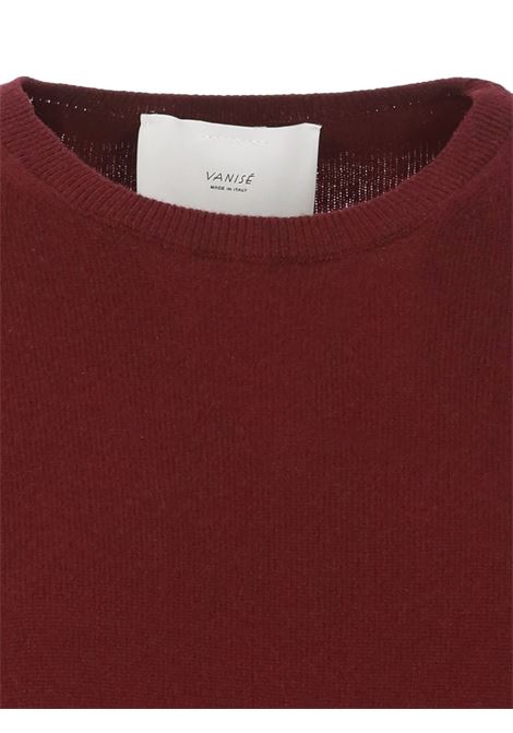 Maglione lana cashmere bordeaux VANISE' | V54612-MEGANBORDO