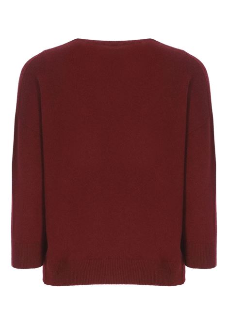 Maglione lana cashmere bordeaux VANISE' | V54612-MEGANBORDO
