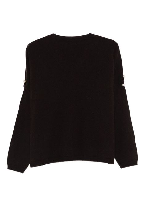 Dark brown cashmere wool sweater VANISE' | V54625-PENELOPECAFFE
