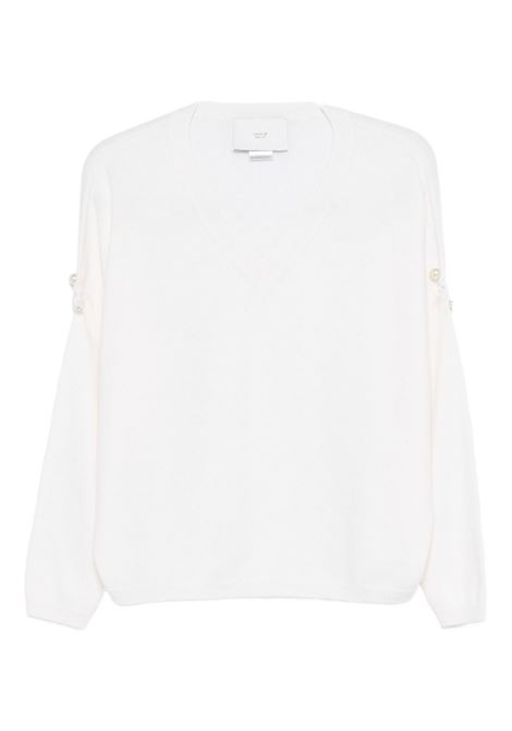 Milk cashmere wool sweater VANISE' | V54625-PENELOPELUNA