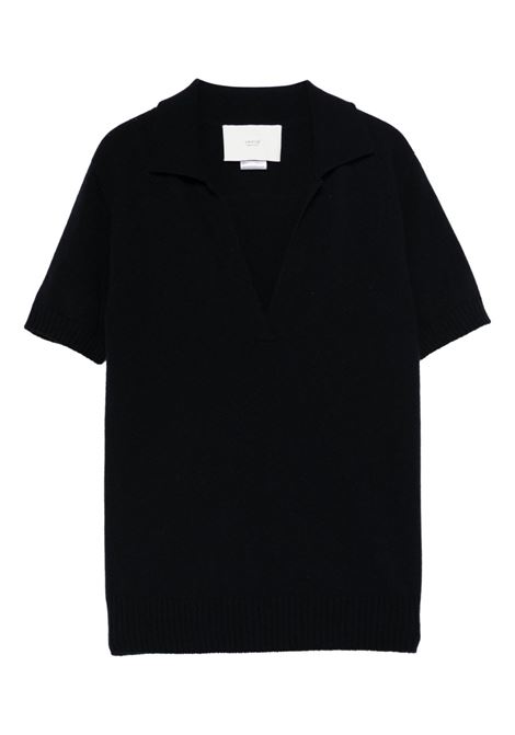 Polo lana cashmere blu VANISE' | V56608-VIVIANNOTTE