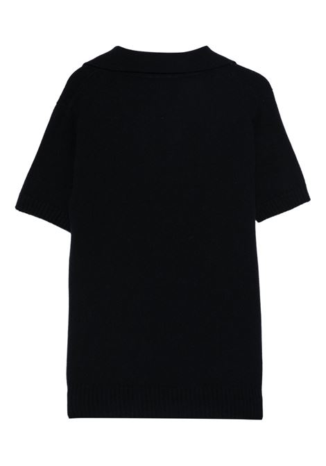 Polo lana cashmere blu VANISE' | V56608-VIVIANNOTTE