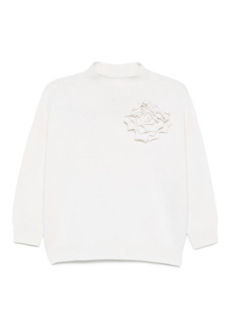 Maglione lana cashmere panna VANISE' | V58502-CHANTALBURRO