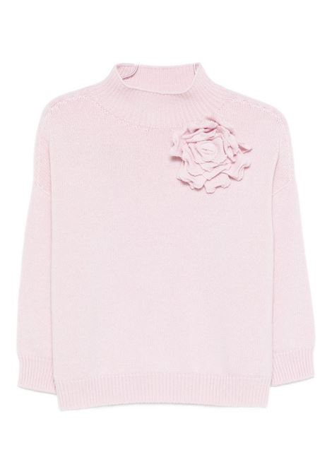 Pink cashmere wool sweater VANISE' | V58502-CHANTALPETALO