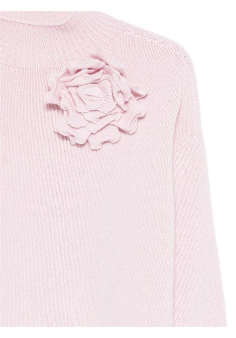 Pink cashmere wool sweater VANISE' | V58502-CHANTALPETALO