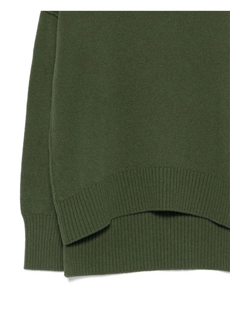 Green cashmere wool turtleneck VANISE' | V58510-ELODIEMILITARE