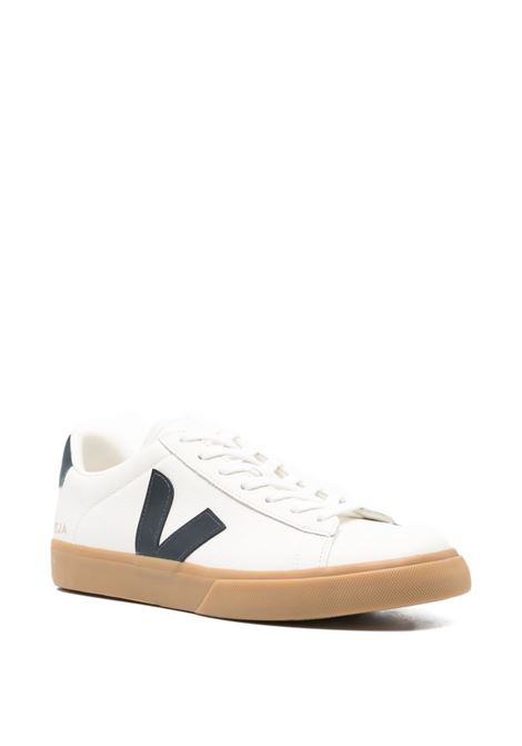 Campo Leather Sneakers White/Navy VEJA | CP0520789BWHITE_NAUTICO_NATURAL