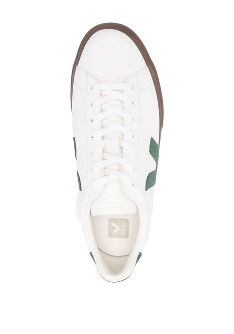 Campo Leather Sneakers White/Green VEJA | CP0521179BWHITE_CYPRUS_BARK