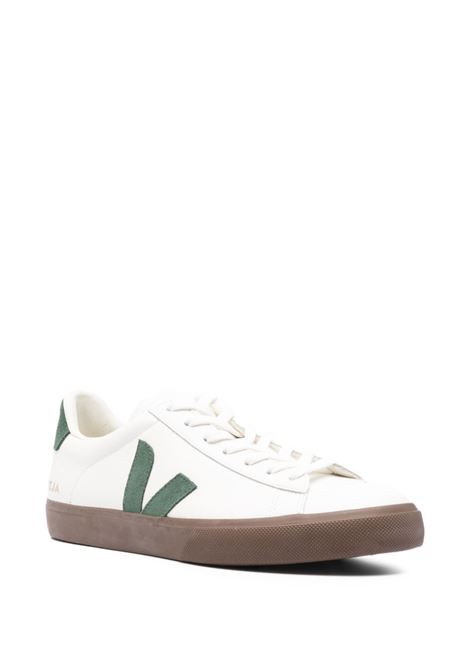 Campo Leather Sneakers White/Green VEJA | CP0521179BWHITE_CYPRUS_BARK