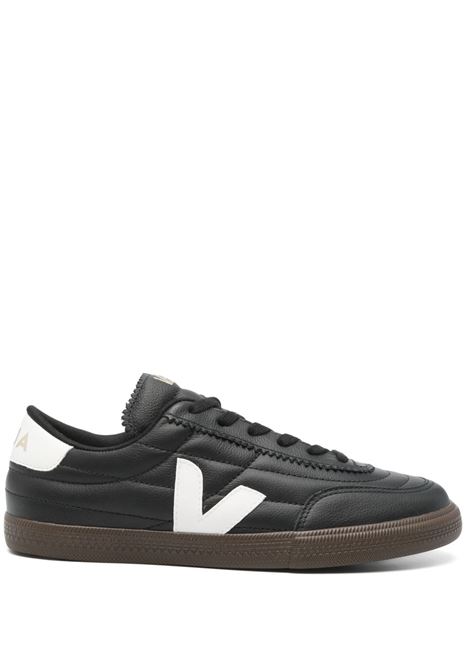 Panenka black leather sneakers VEJA | FU2020707BBLACK_WHITE