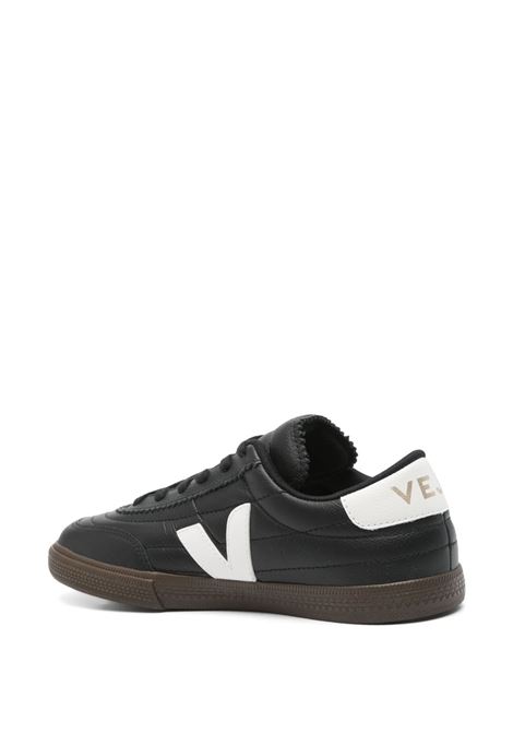 Panenka black leather sneakers VEJA | FU2020707BBLACK_WHITE