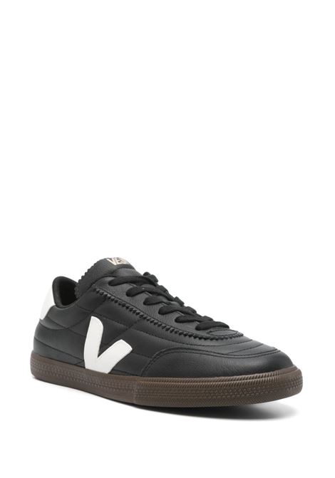 Panenka black leather sneakers VEJA | FU2020707BBLACK_WHITE