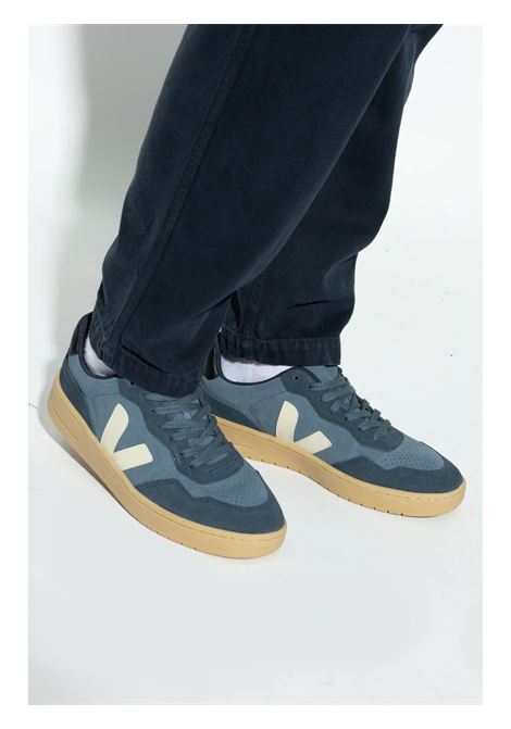 V-90 sneakers in California blue leather VEJA | VD0303848BCALIFORNIA_PIERRE